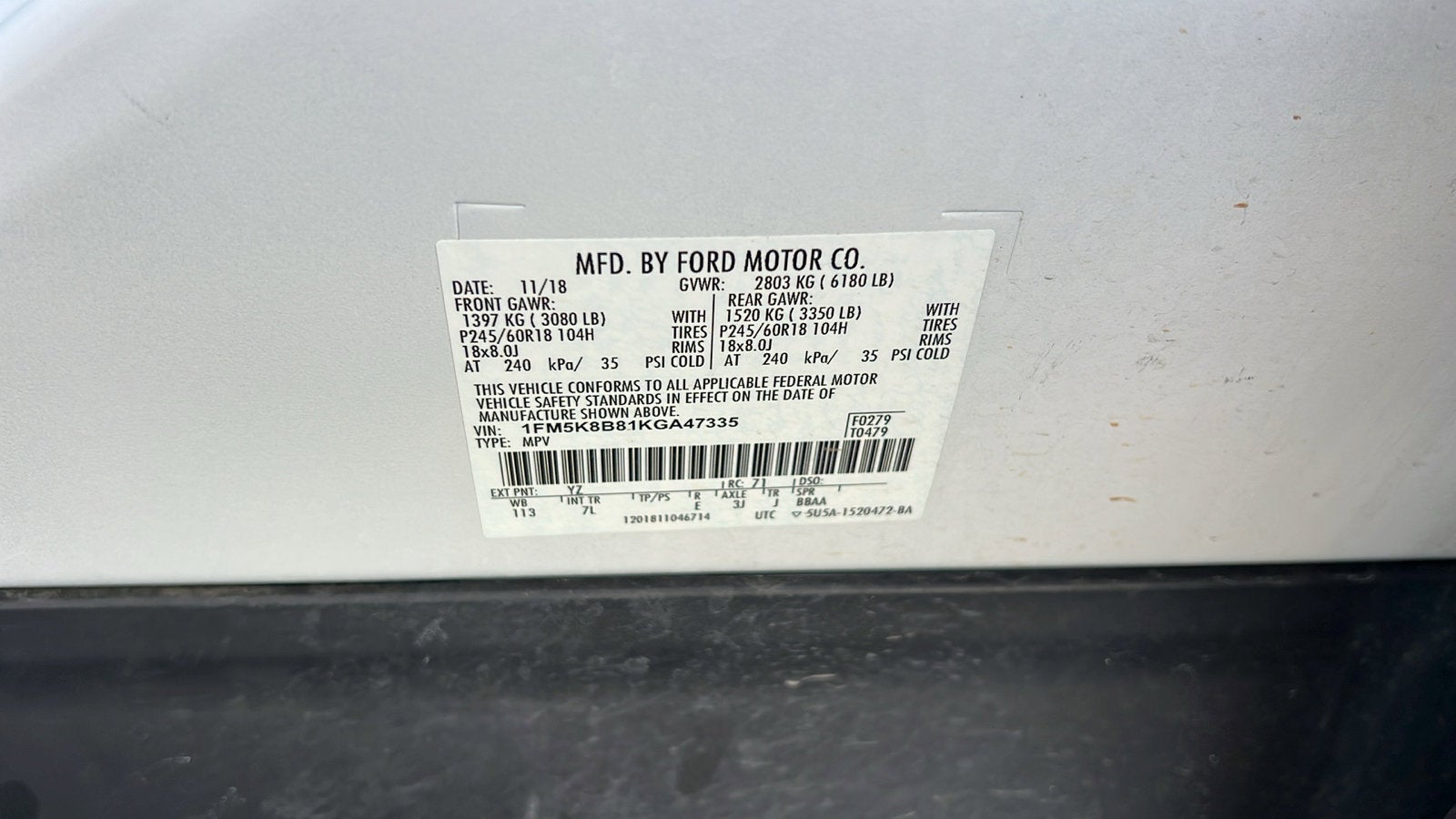 2019 Ford Explorer Base