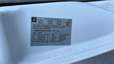 2017 Chevrolet Express Cargo 2500 Work Van