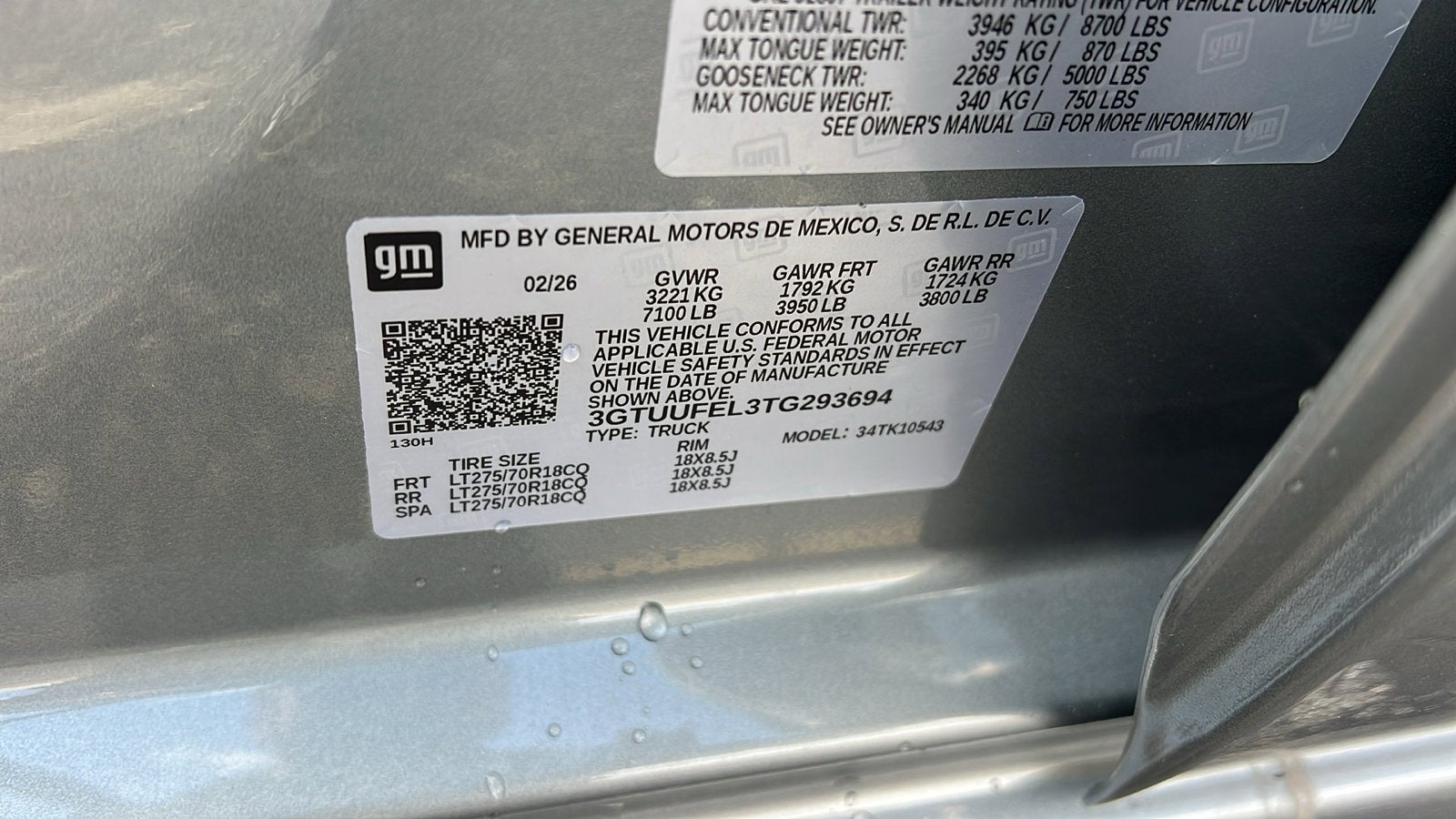 2026 GMC Sierra 1500 AT4X
